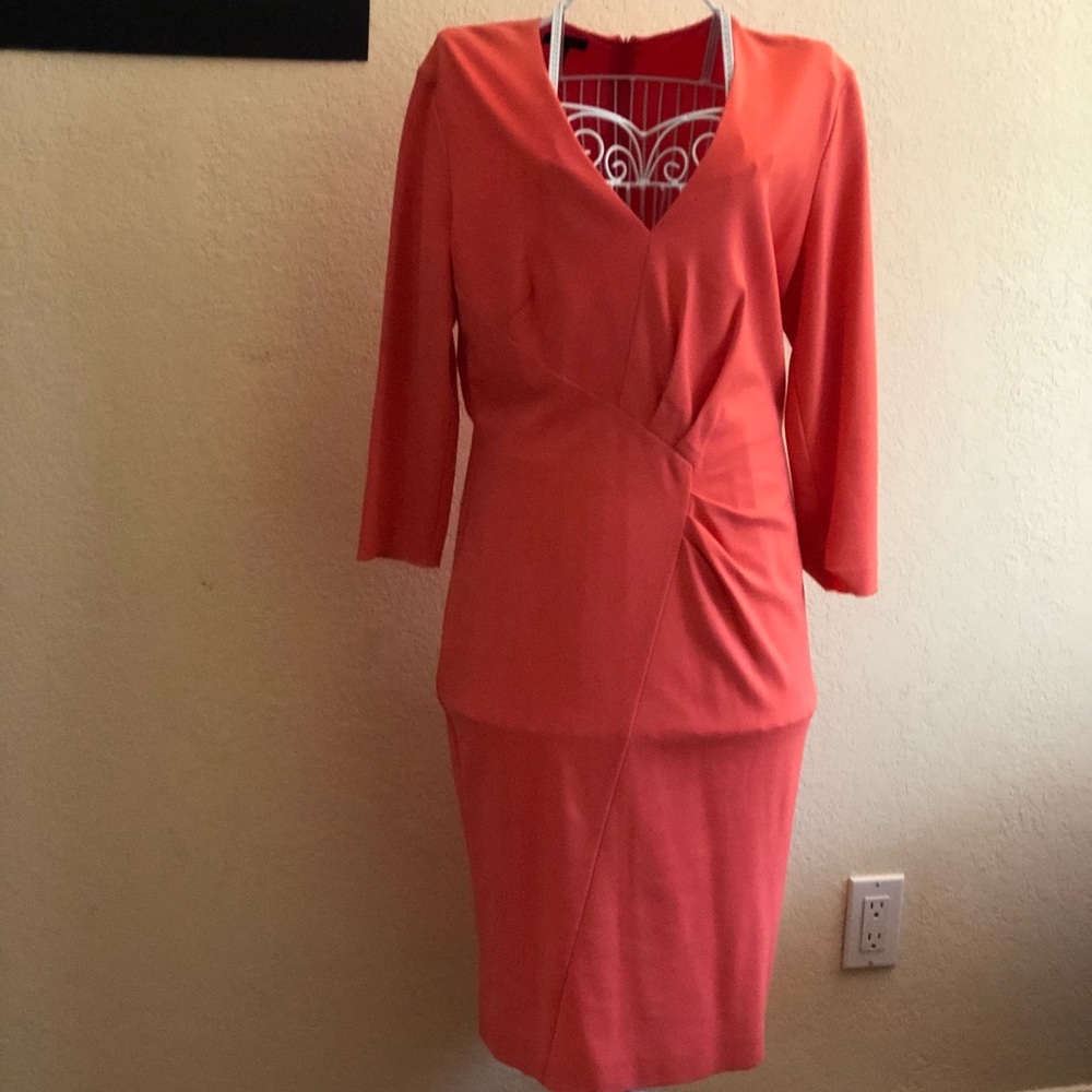 ✨Escada! Beautiful draped 3/4 sleeves dress